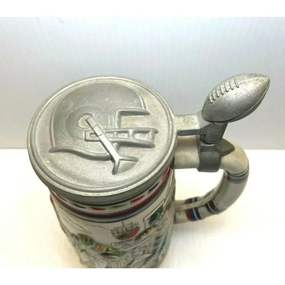 Vintage Avon NFL Football Beer Stein #12614 1983 Made In Brazil 1983